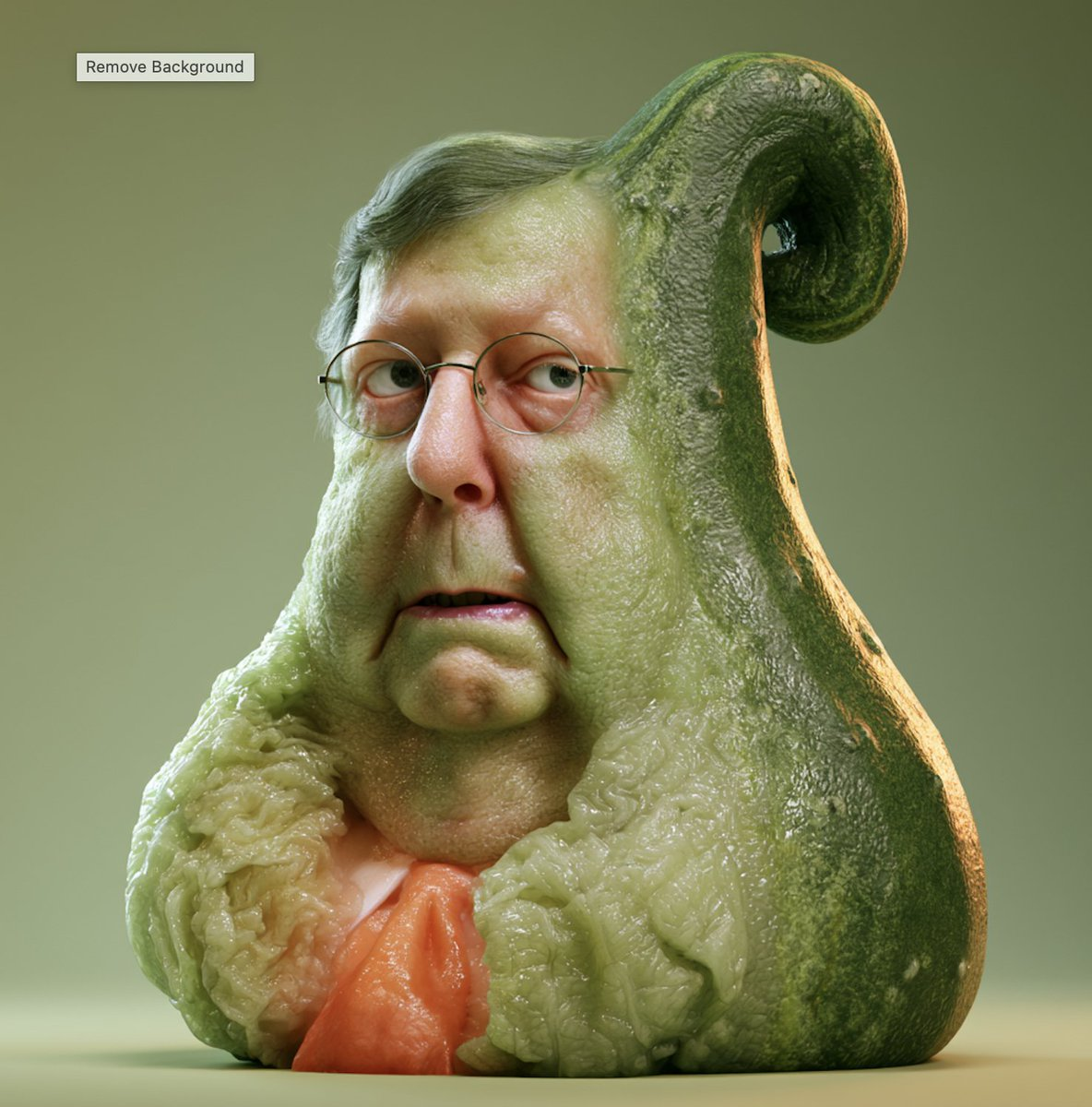 Cyclospora Vegetable coin meme coin artwork